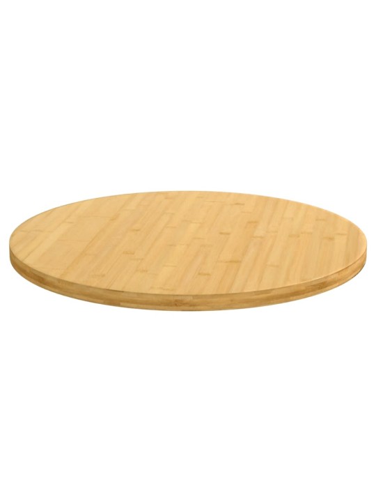Stolní deska Ø 60 x 2,5 cm bambus