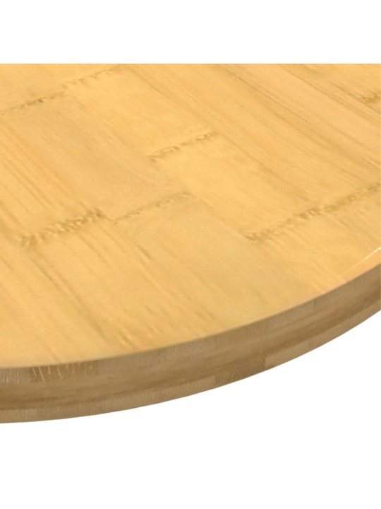 Stolní deska Ø 60 x 2,5 cm bambus