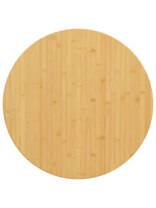 Stolní deska Ø 70 x 4 cm bambus
