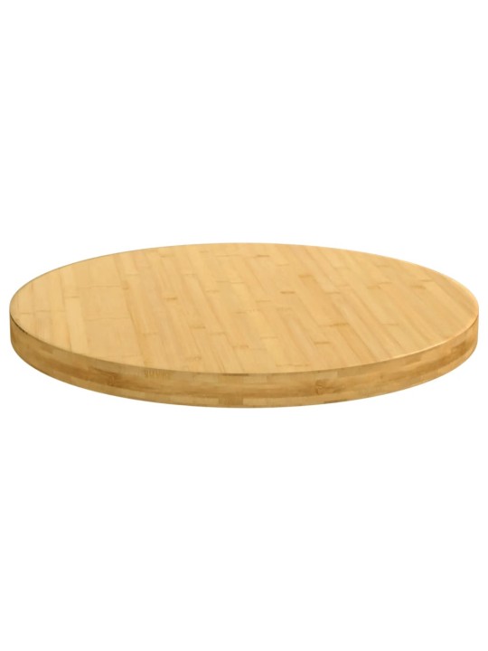 Stolní deska Ø 70 x 4 cm bambus