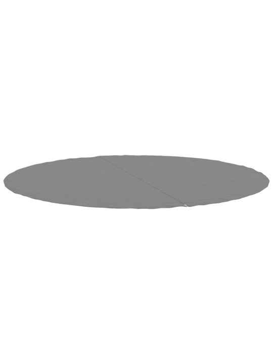 Podložka pod bazén světle šedá Ø244 cm polyesterová geotextilie