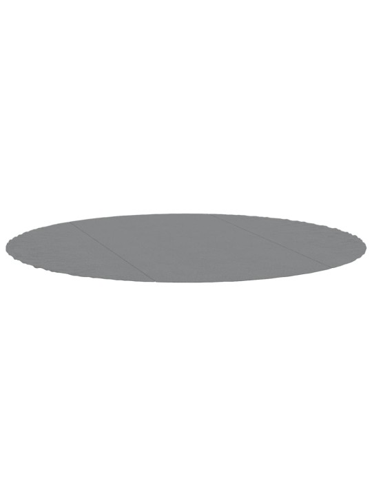Podložka pod bazén světle šedá Ø366 cm polyesterová geotextilie