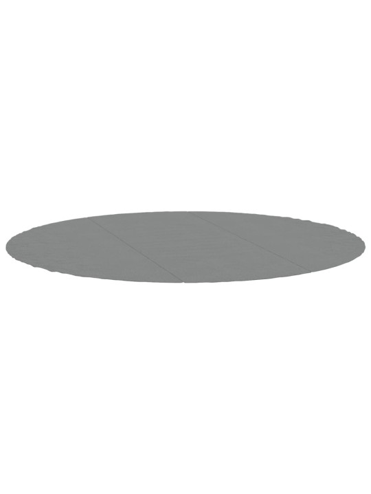 Podložka pod bazén světle šedá Ø396 cm polyesterová geotextilie