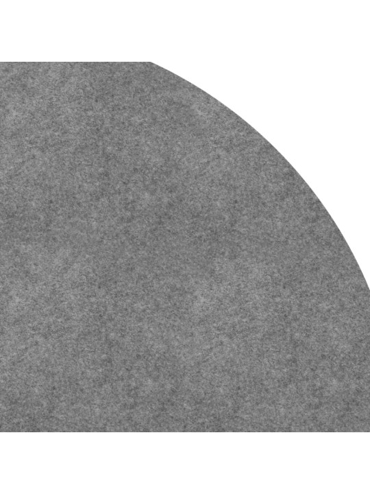 Podložka pod bazén světle šedá Ø428 cm polyesterová geotextilie