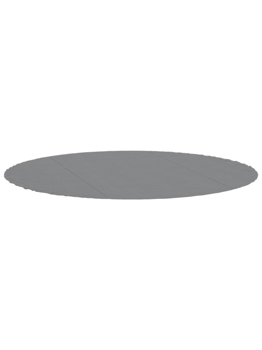 Podložka pod bazén světle šedá Ø366 cm polyesterová geotextilie