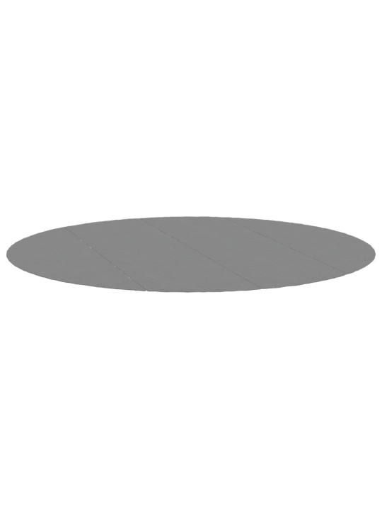 Podložka pod bazén světle šedá Ø428 cm polyesterová geotextilie