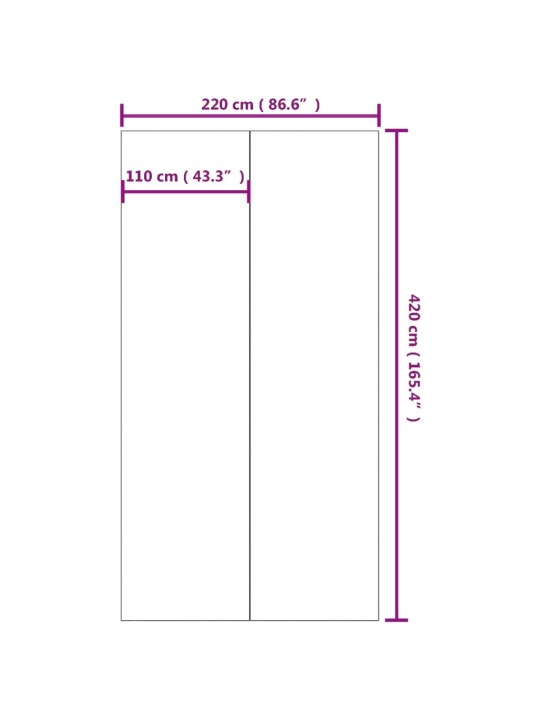 Podložka pod bazén světle šedá 420x220 cm polyester geotextilie