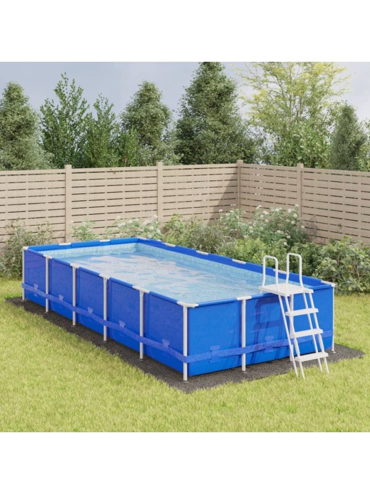 Podložka pod bazén světle šedá 750x370 cm polyester geotextilie