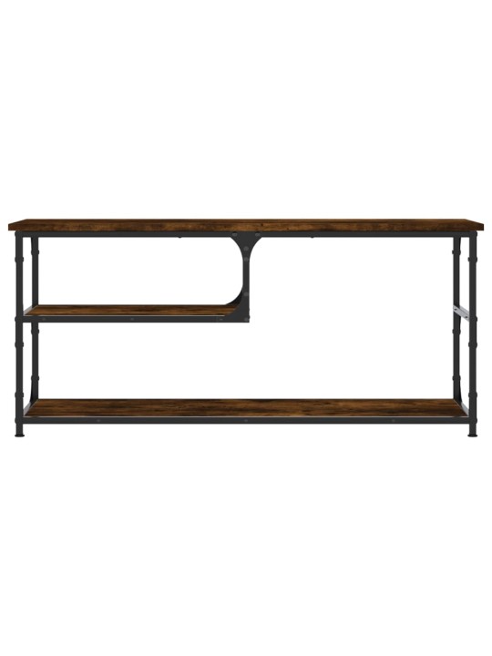 TV skříňka kouřový dub 103x38x46,5 cm kompozitní dřevo a ocel