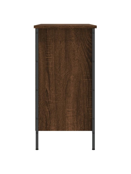 Botník hnědý dub 100 x 35 x 70 cm kompozitní dřevo