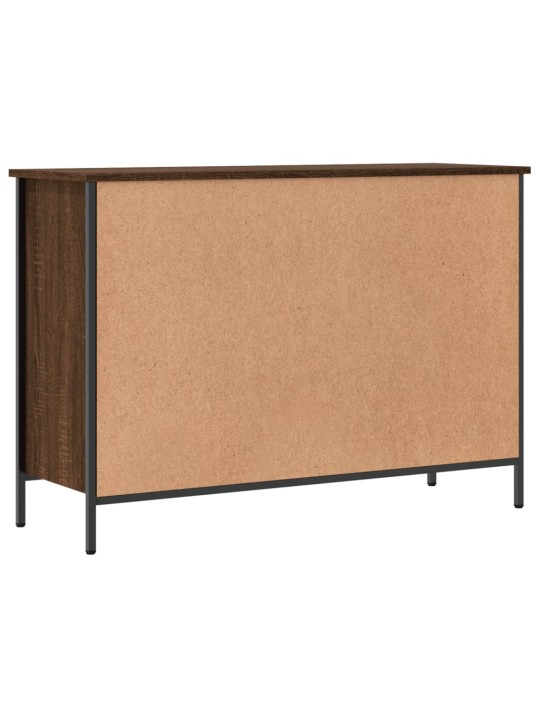 Botník hnědý dub 100 x 35 x 70 cm kompozitní dřevo
