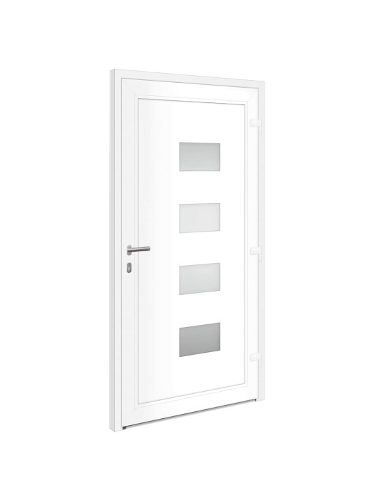 Vchodové dveře antracitové 100 x 200 cm hliník a pvc