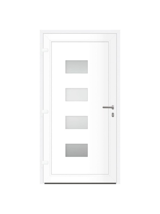 Vchodové dveře antracitové 110 x 210 cm hliník a pvc