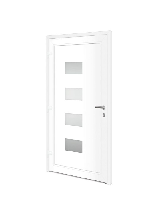 Vchodové dveře antracitové 110 x 210 cm hliník a pvc