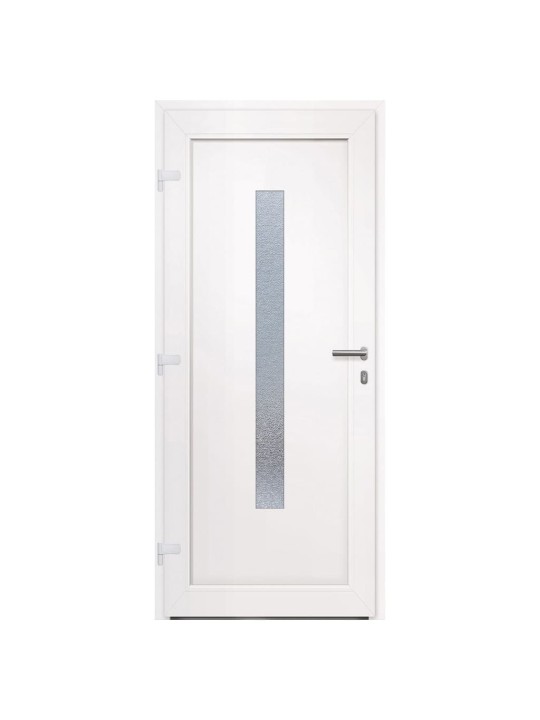 Vchodové dveře antracitové 88 x 200 cm pvc