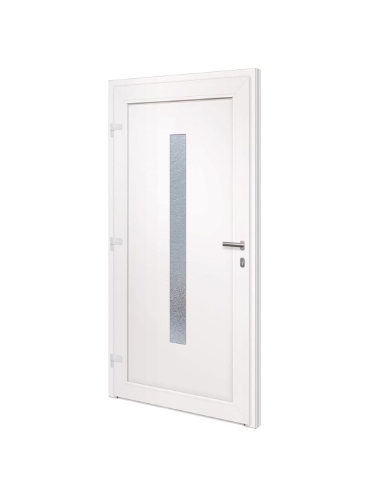 Vchodové dveře antracitové 98 x 200 cm pvc