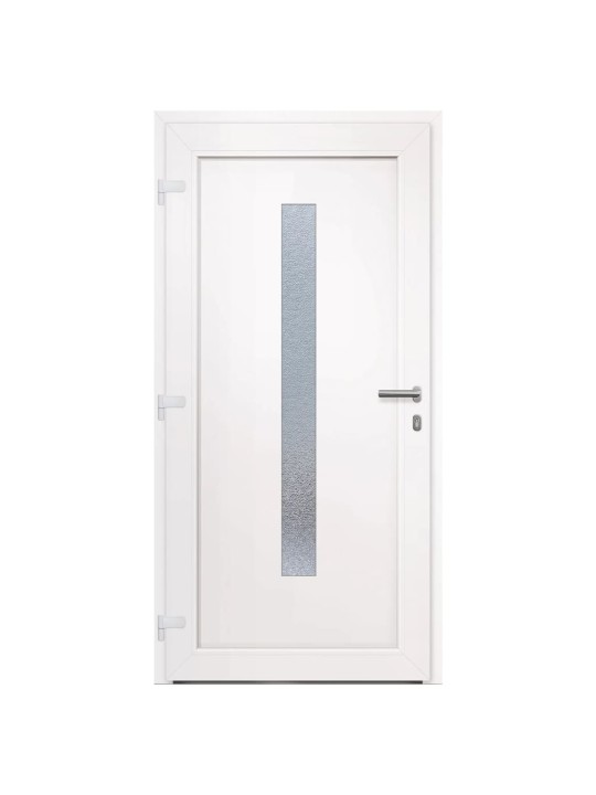 Vchodové dveře antracitové 98 x 200 cm pvc