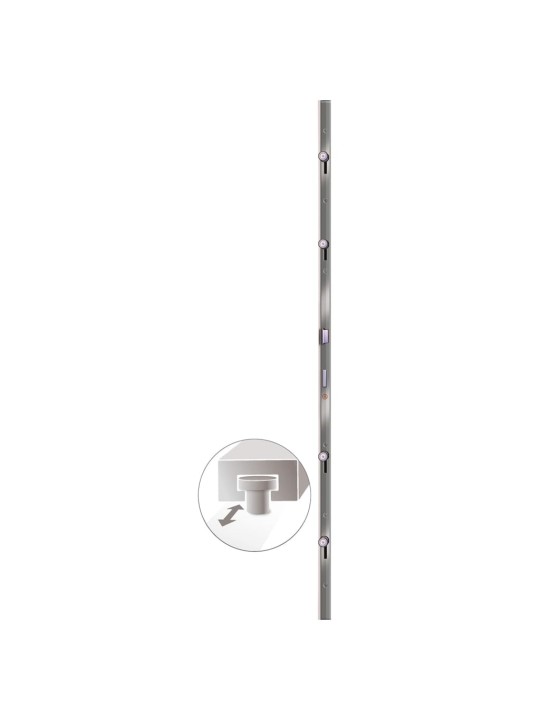 Vchodové dveře antracitové 98 x 200 cm pvc