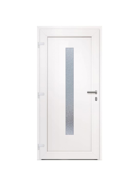 Vchodové dveře antracitové 98 x 208 cm pvc