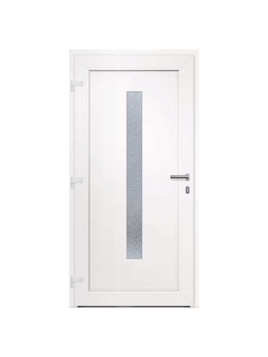 Vchodové dveře antracitové 108 x 200 cm pvc