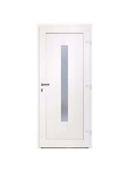 Vchodové dveře antracitové 88 x 200 cm pvc