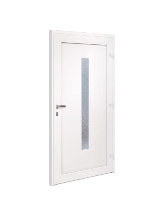 Vchodové dveře antracitové 98 x 200 cm pvc