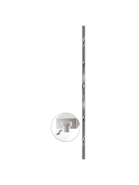 Vchodové dveře antracitové 98 x 200 cm pvc