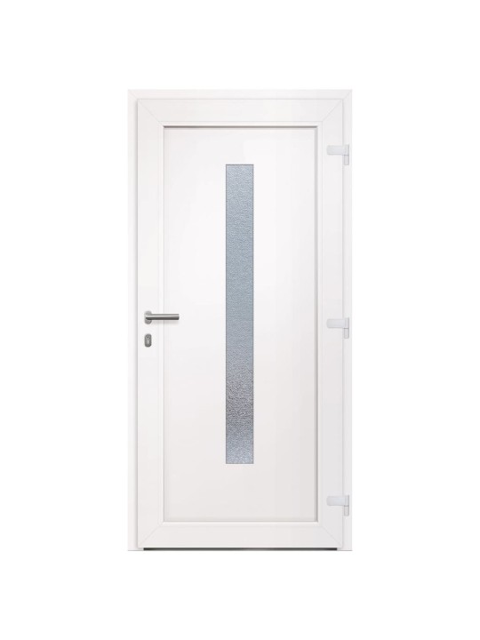 Vchodové dveře antracitové 98 x 208 cm pvc