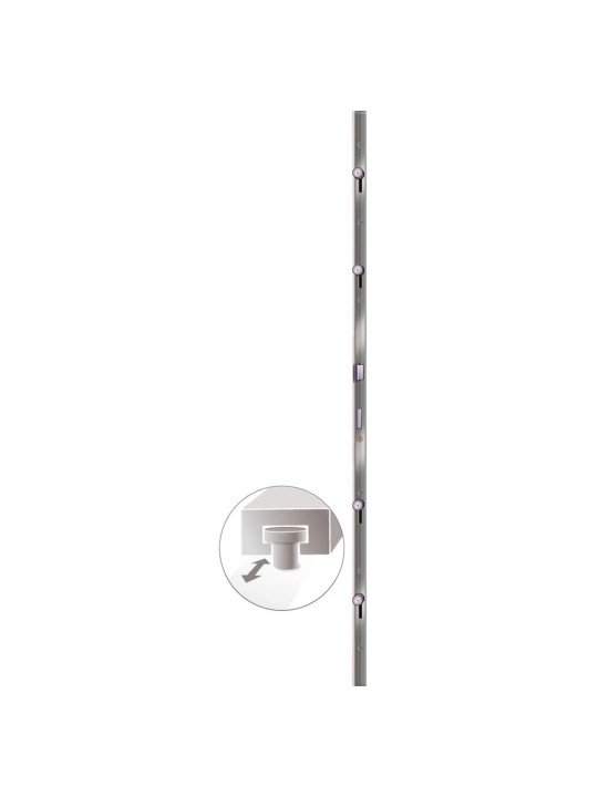 Vchodové dveře antracitové 98 x 208 cm pvc