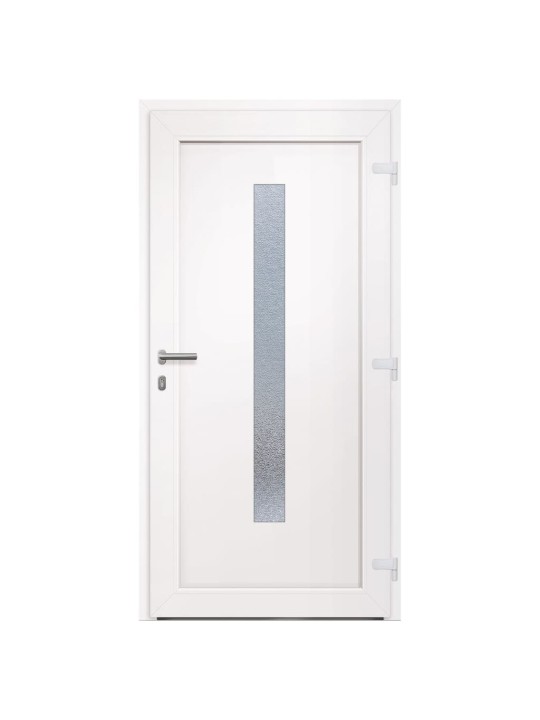 Vchodové dveře antracitové 108 x 200 cm pvc