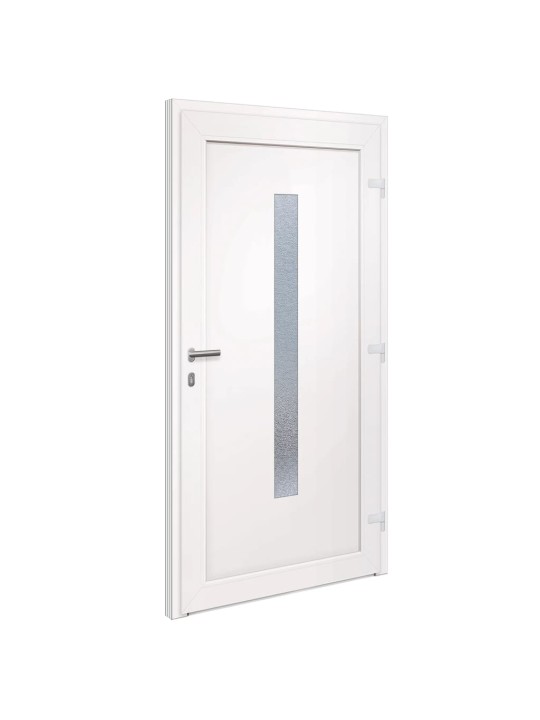 Vchodové dveře antracitové 108 x 200 cm pvc