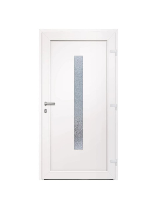 Vchodové dveře antracitové 108 x 208 cm pvc