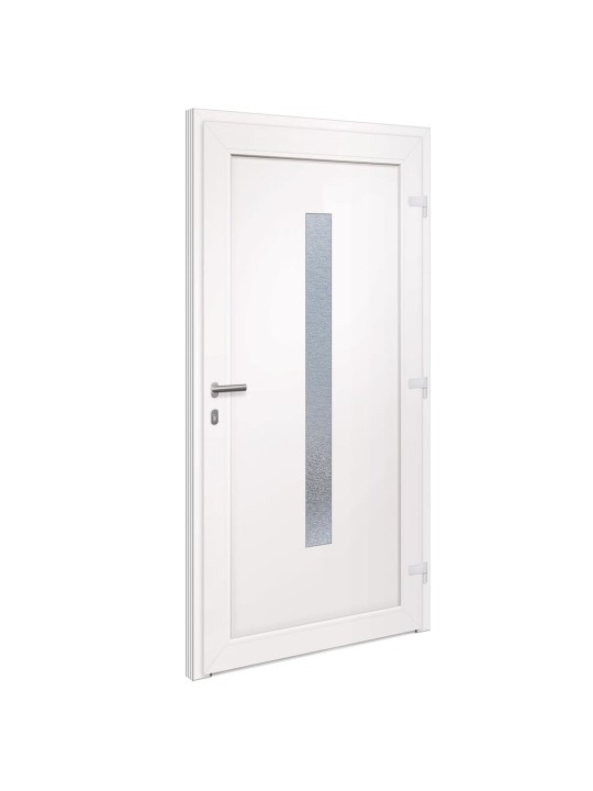 Vchodové dveře antracitové 108 x 208 cm pvc