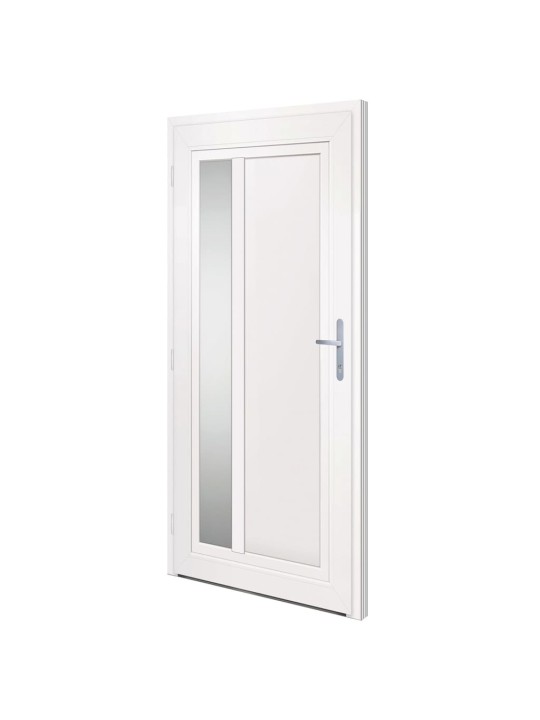 Vchodové dveře antracitové 98 x 200 cm pvc