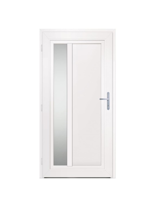 Vchodové dveře antracitové 98 x 200 cm pvc