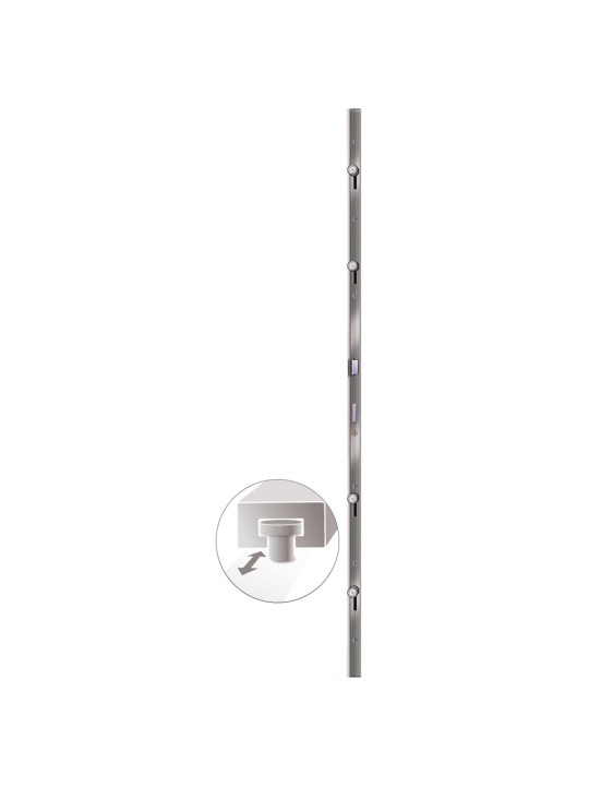 Vchodové dveře antracitové 98 x 208 cm pvc