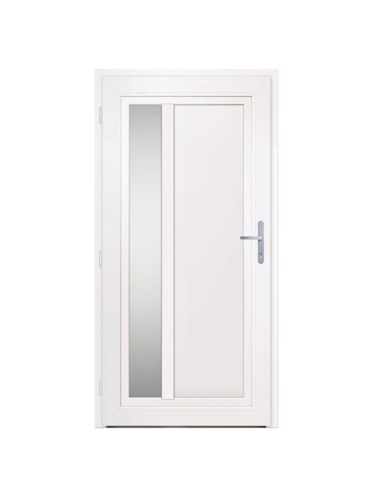 Vchodové dveře antracitové 108 x 208 cm pvc