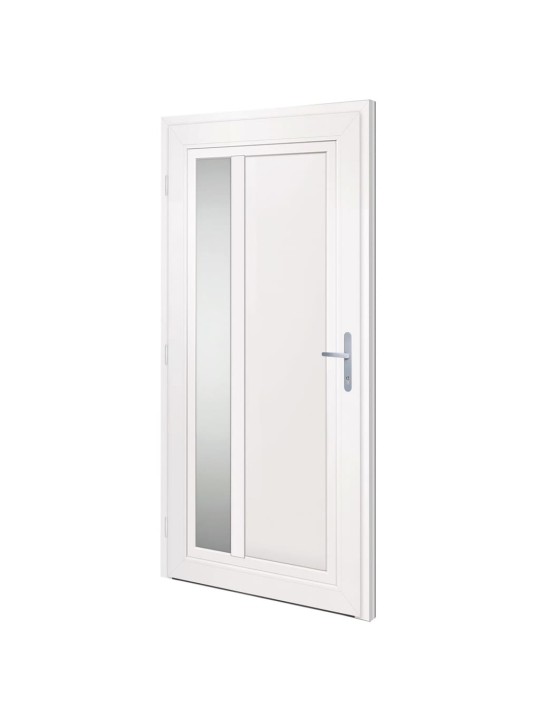 Vchodové dveře antracitové 108 x 208 cm pvc