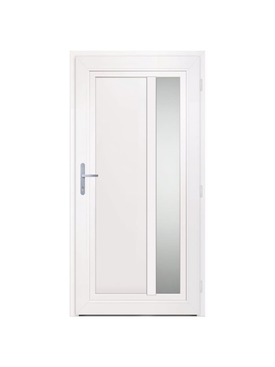 Vchodové dveře antracitové 98 x 200 cm pvc