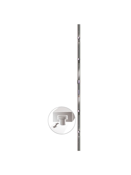 Vchodové dveře antracitové 98 x 200 cm pvc
