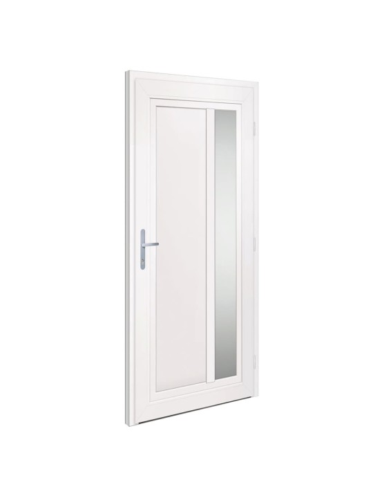Vchodové dveře antracitové 98 x 208 cm pvc