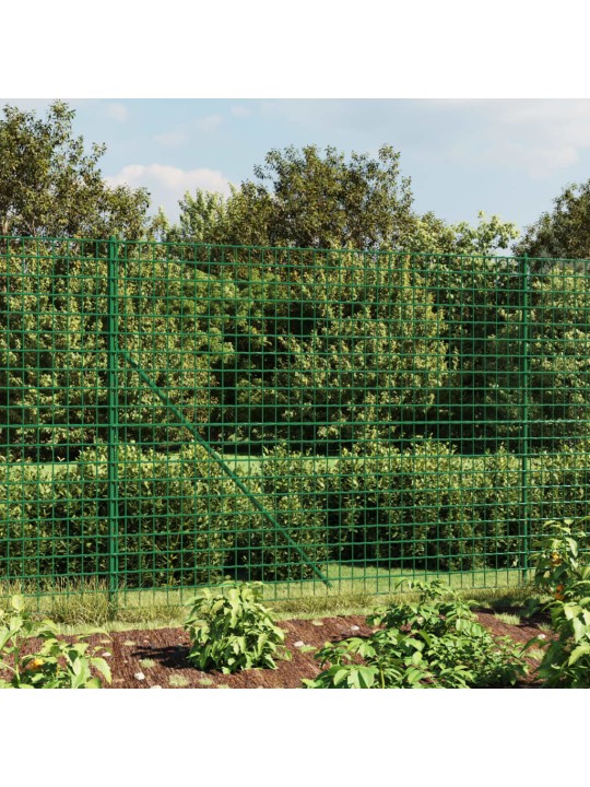Drátěný plot s kotevními hroty zelený 1,8 x 10 m