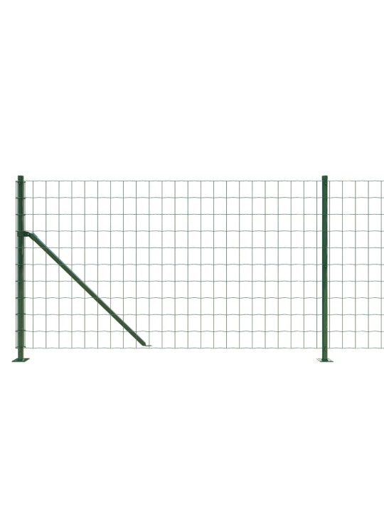 Drátěný plot s přírubami zelený 1 x 25 m