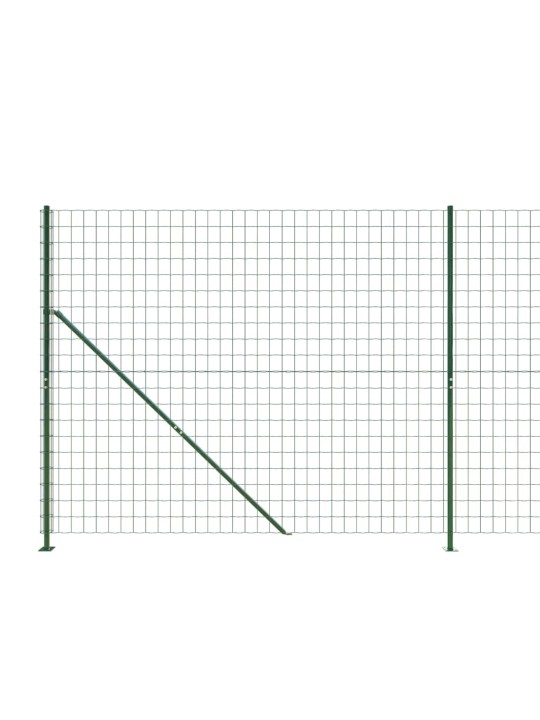 Drátěný plot s přírubami zelený 1,8 x 25 m