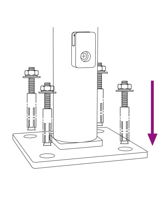 Drátěný plot s přírubami zelený 2,2 x 25 m