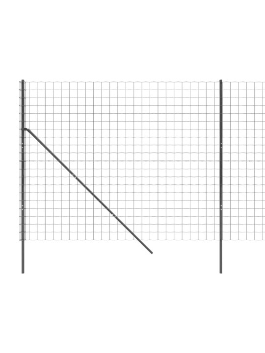 Drátěný plot antracitový 1,6 x 10 m pozinkovaná ocel