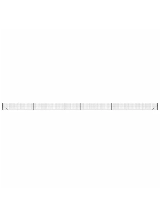 Drátěný plot s přírubami antracitový 0,8 x 25 m