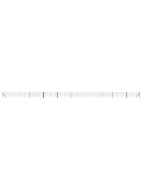 Drátěný plot s přírubami antracitový 0,8 x 25 m
