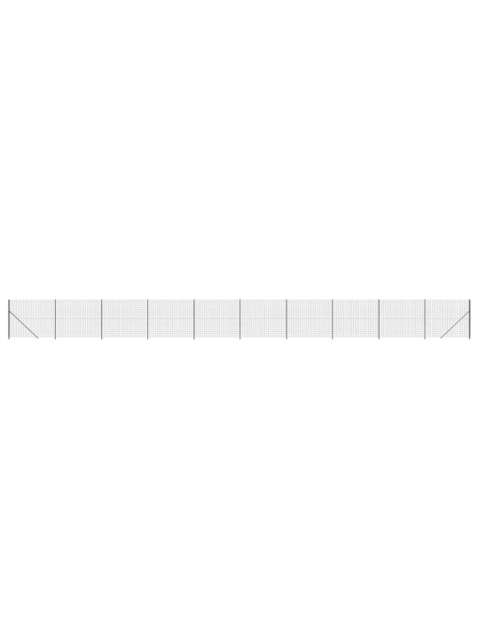 Drátěný plot s přírubami antracitový 1,8 x 25 m