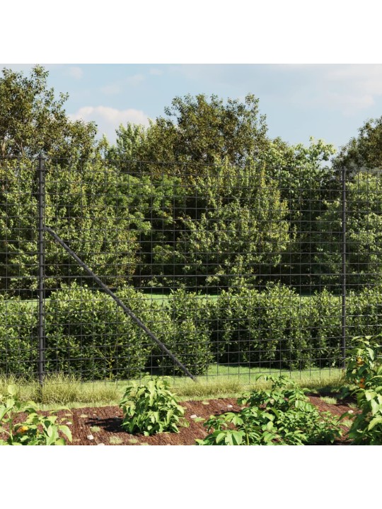 Drátěný plot s přírubami antracitový 1,8 x 25 m